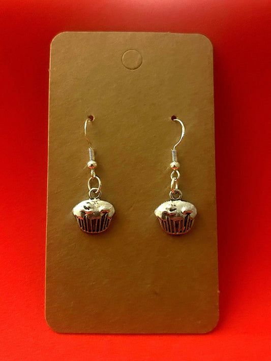 Cupcake drop Earrings