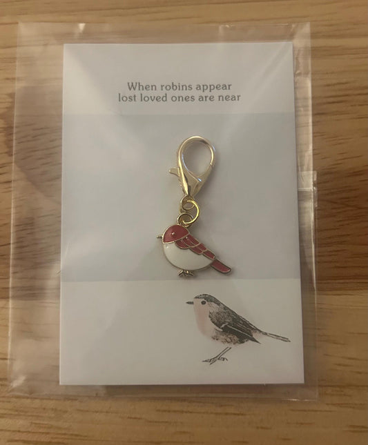When Robins Appear - Robin Charm