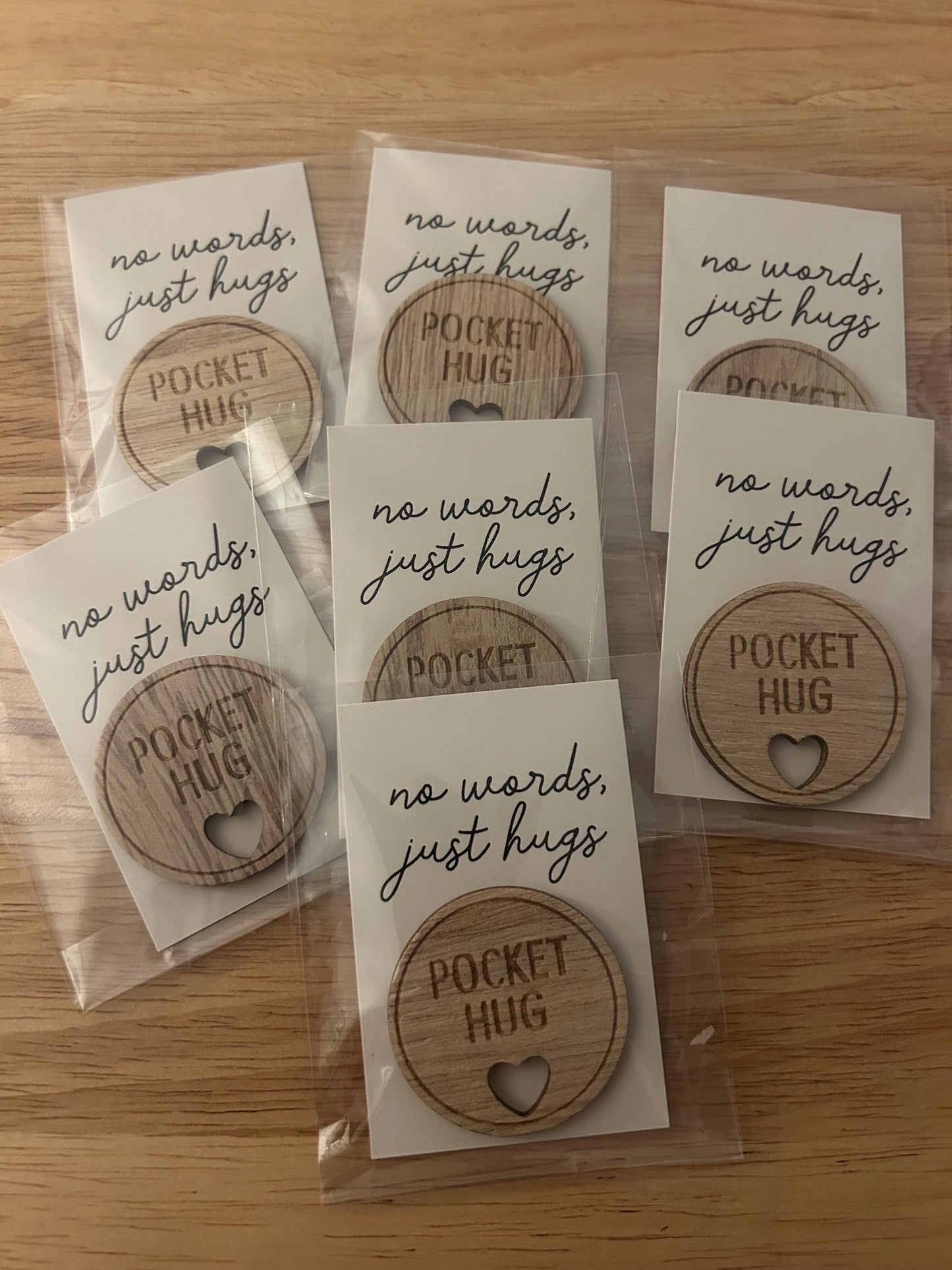 No Words Just Hugs Pocket Hug