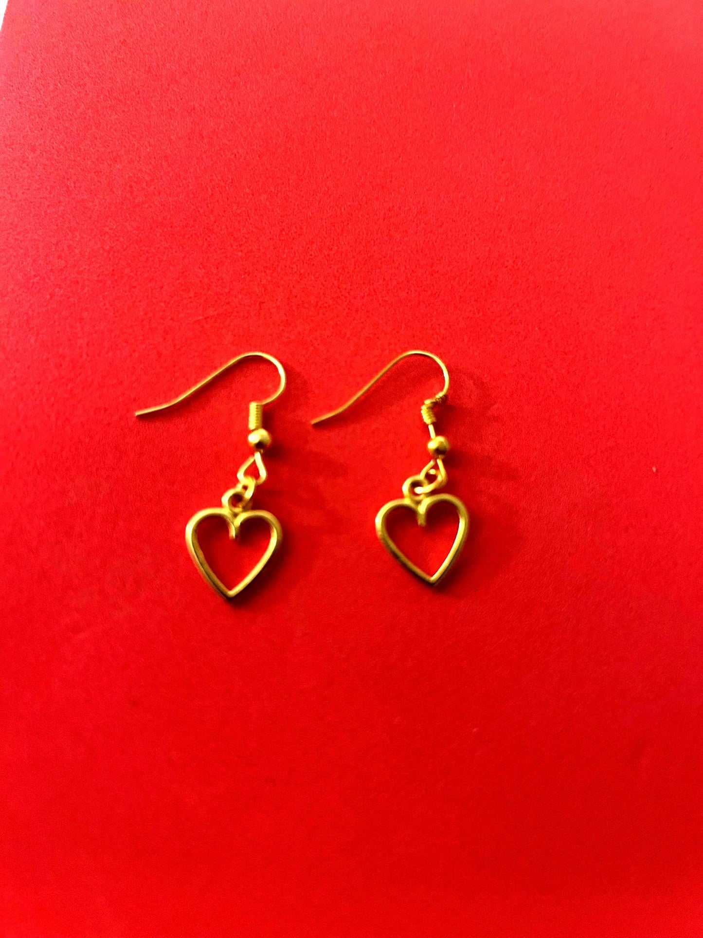 Heart drop Earrings