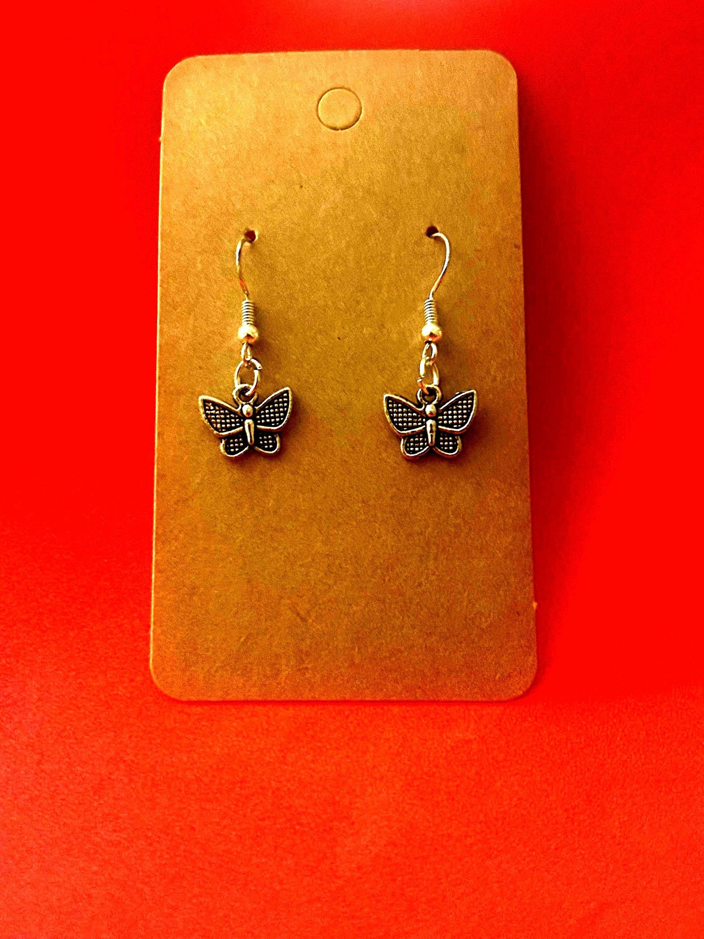 Butterfly drop Earrings