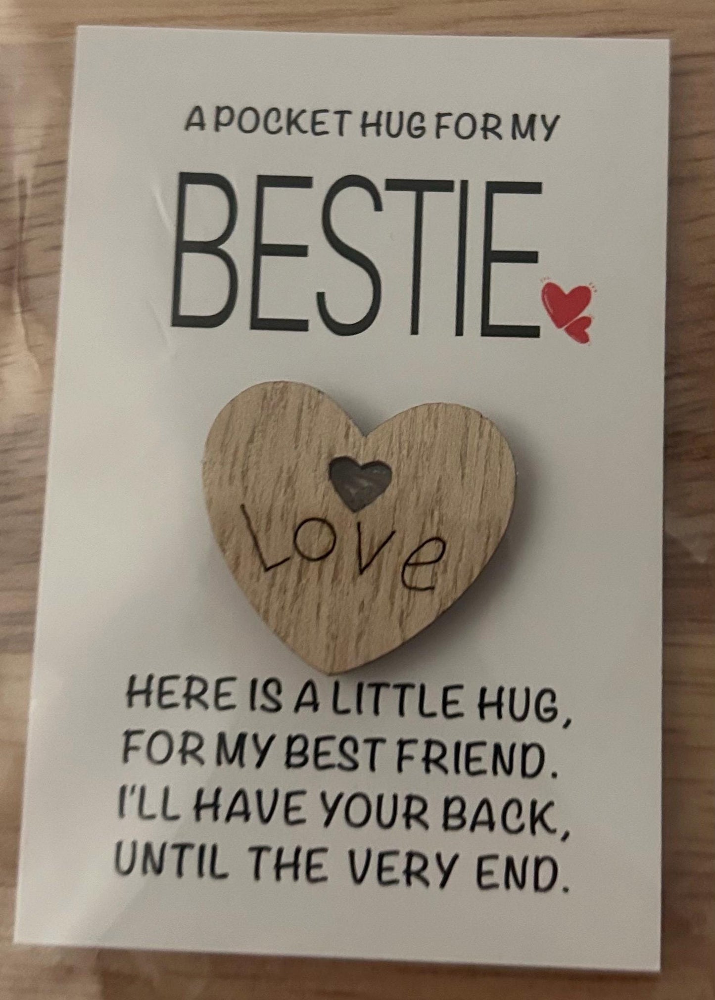 Bestie - Best Friend Pocket Hug